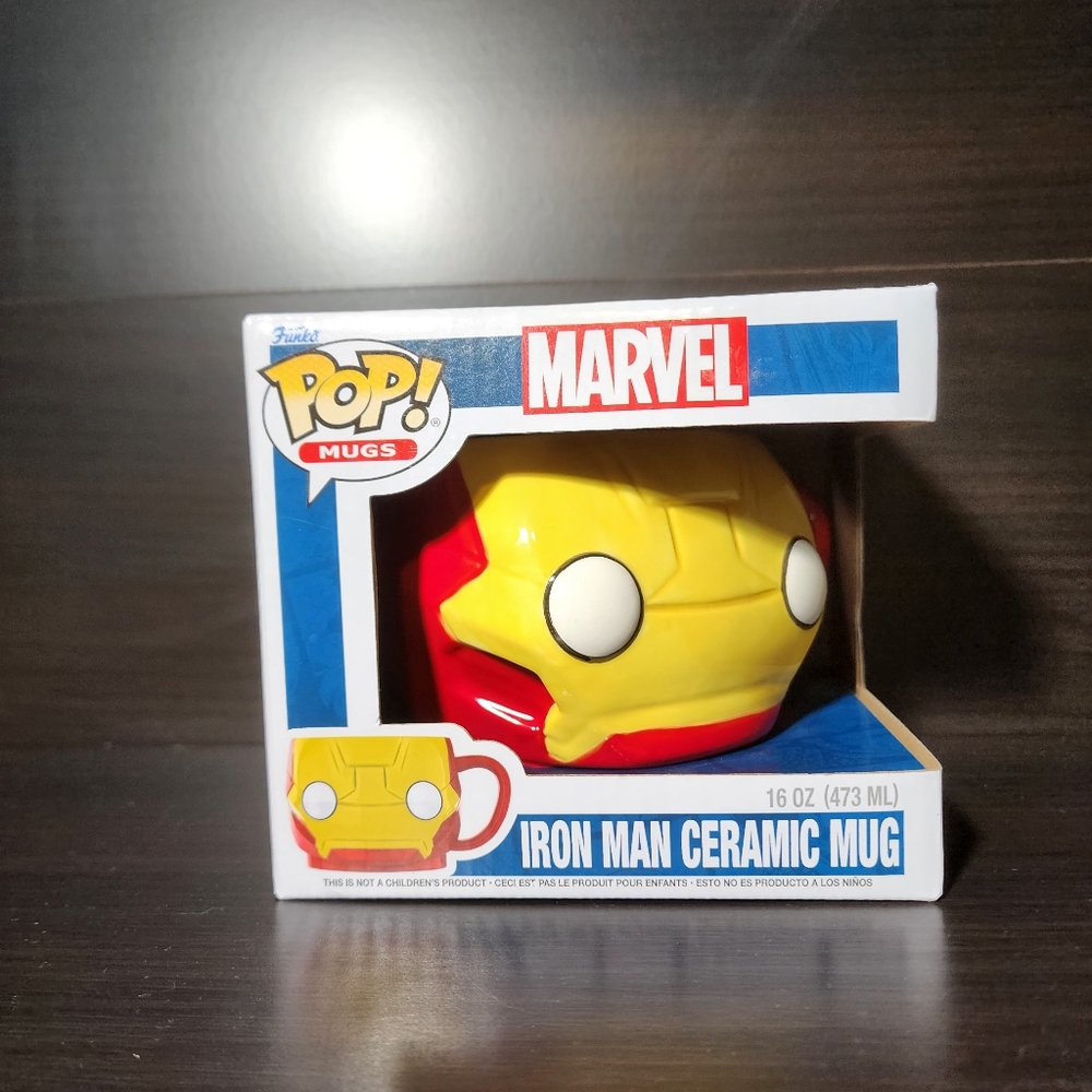 Funko Pop! Mug: IRON MAN Marvel Walmart Exclusive Ceramic NEW +BOX